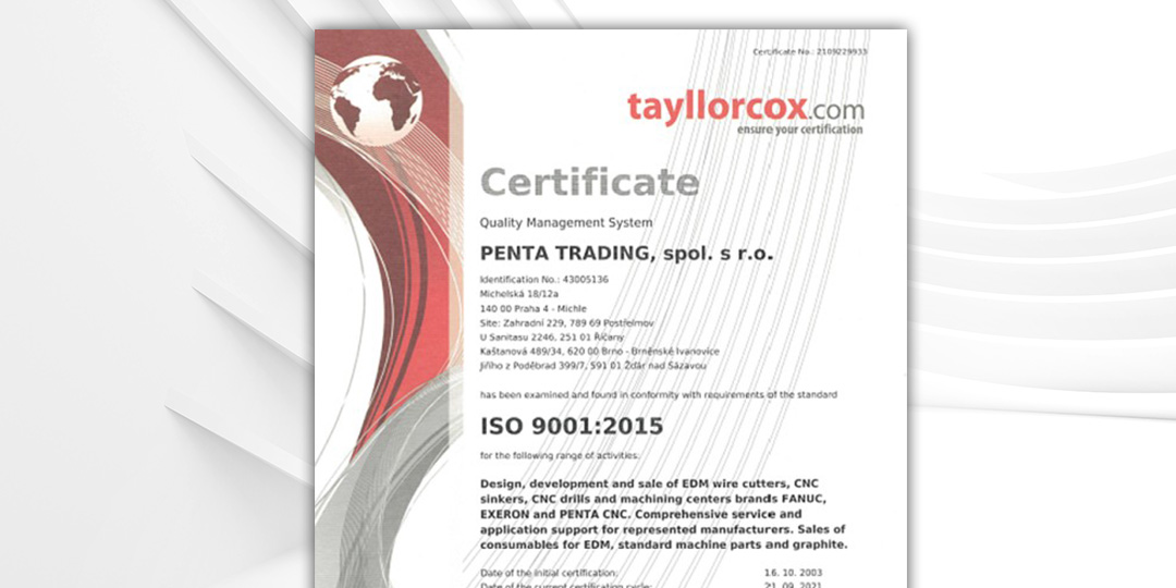 We have successfully passed another recertification audit under ISO 9001:2015